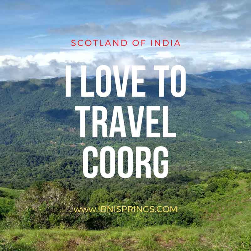love to travel coorg