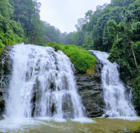 coorg resort with waterall